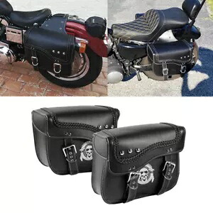 サドルバッグサイド荷物サドルバッグスズキマローダー VZ 800 1600 サベージ LS 650 Saddle Bags Side Luggage Saddlebag For Suzuki Marauder VZ 800 1600 Savage LS 650 【並行輸入品】
