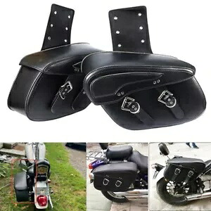 オートバイのサイドサドルバッグ荷物収納ツールバッグカップホルダー付きユニバーサル Motorcycle Side Saddle Bags Luggage Storage Tool Bag with Cup Holder Universal 【並行輸入品】
