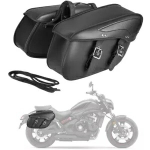 2x サイドサドルバッグ ヴィンテージバッグ 防水 PU レザー ハーレー スポーツスター 1200用 2x Side Saddlebags Vintage Bags Waterproof PU Leather for Harley Sportster 1200 【並行輸入品】