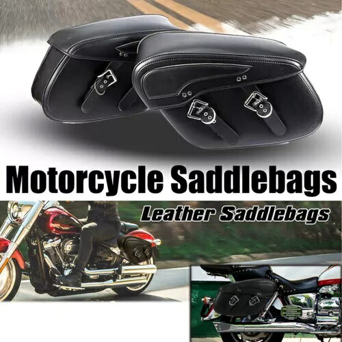 オートバイ Pu レザー左側サドルバッグサドルバッグスポーツスター XL883/1200 Motorcycle PU Leather Left Side Saddle Bag Saddlebag For Sportster XL883/1200 【並行輸入品】