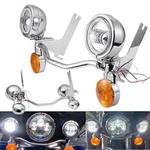 4.5インチ LED ドライビング パッシング ターンシグナル ライトバー ハーレー エレクトラグライド 標準用 4.5" LED Driving Passing Turn Signal Light Bar For Harley Electra Glide Standard 【並行輸入品】｜カスタムパーツ WORLD倉庫