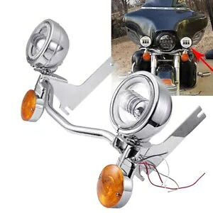 オートバイパッシングターンシグナルフォグスポットライトバーキットツーリングモデル 1997-13 Motorcycle Passing Turn Signal Fog Spot Light Bar Kit For Touring Model 1997-13 【並行輸入品】|カスタムパーツ WORLD倉庫