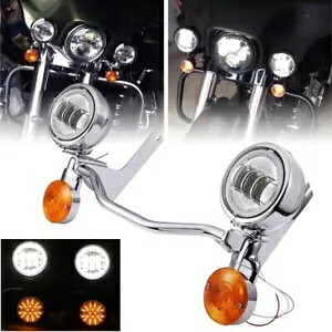 パッシングスポットターンシグナルランプドライビングフォグライトバーキットハーレーオートバイ米国用 Passing Spot Turn Signal Lamp Driving Fog Light Bar Kit For Harley Motorcycle US 【並行輸入品】｜カスタムパーツ WORLD倉庫 58,080円
