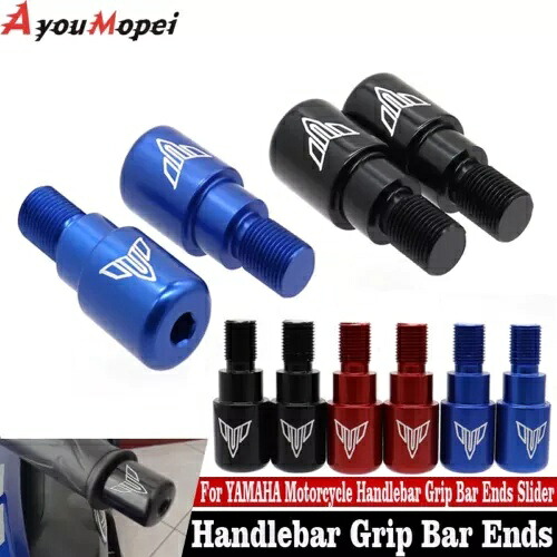 CNC ハンドルバーエンドバーエンドキャップカバーヤマハ MT-07 09 10 FZ-07 09 10 XSR700 CNC Handlebar Ends Bar End Caps Cover For YAMAHA MT-07 09 10 FZ-07 09 10 XSR700 【並行輸入品】
