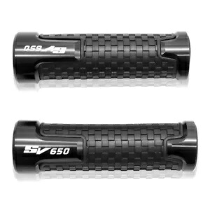 スズキ SV650/SV650S SV 650 オートバイ 22 ミリメートル 7/8 \'\'ハンドルバーゲルハンドグリップ For Suzuki SV650/SV650S SV 650 Motorcycle 22mm 7/8\'\' Handle Bar Gel Hand Grips 【並行輸入品】