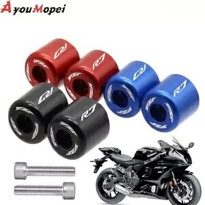 アルミハンドグリップハンドルバーバーエンドキャップヤマハ YZFR7 2021-2024 Aluminum Hand Grips Handlebar Bar Ends Cap For YAMAHA YZFR7 2021-2024 【並行輸入品】