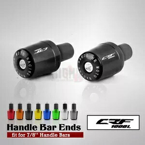 ホンダ CRF1000L アフリカツインハンドルバーグリップエンドウェイトキャッププラグスライダー For Honda CRF1000L Africa Twin Handle Bar Grips End Weights Caps Plugs Slider 【並行輸入品】