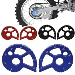 ヤマハ TTR250R/225 TW200/225E XT225/250 カモシカ DT125R/125RE チェーンアジャスター FOR YAMAHA TTR250R/225 TW200/225E XT225/250 Serow DT125R/125RE CHAIN ADJUSTER 【並行輸入品】