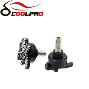 フロントガラスネジボルト 3D ボールカットエッジ付きスズキ隼 GSX1300R 1999-2020 Windscreen Screw Bolt 3D W/Ball Cut Edges For SUZUKI HAYABUSA GSX1300R 1999-2020 【並行輸入品】