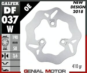 Galfer フロント ブレーキ ディスク WAVE FIXED 190x3,6mm SIAMOTO トップ レーシング 50 1999 Galfer Front Brake Disc WAVE FIXED 190x3,6mm SIAMOTO TOP RACING 50 1999 【並行輸入品】