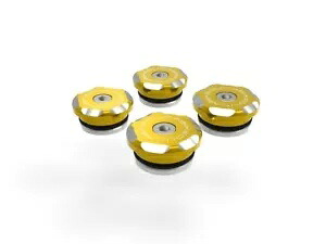 キットフレームプラグ二色ゴールド Ducabike Ducati Desertx 2022 - 2023 Kit Frame Plugs Bicolor Gold Ducabike For Ducati Desertx 2022 - 2023 【並行輸入品】