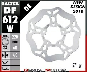 Galfer フロント ブレーキ ディスク WAVE FIXED 220x4mm APRILIA SCARABO DITECH 50 2002 Galfer Front Brake Disc WAVE FIXED 220x4mm APRILIA SCARABEO DITECH 50 2002 【並行輸入品】