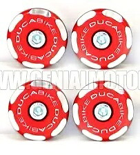 DUCABIKE TTNHM02A キット フレーム プラグ HYP 821 レッド DUCABIKE TTNHM02A KIT FRAME PLUGS HYP 821 RED 【並行輸入品】