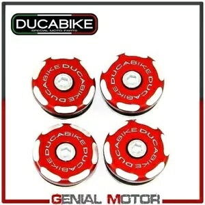 機械加工アルミニウム CNC レッドのフレーム キャップ Ducabike Ducati Monster 750 1996-2002 Frame Caps in Machined Aluminum CNC Red Ducabike Ducati Monster 750 1996-2002 【並行輸入品】