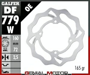 Galfer リア ブレーキ ディスク WAVE FIXED 160x2,5mm KTM 50 SX 2014 Galfer Rear Brake Disc WAVE FIXED 160x2,5mm KTM 50 SX 2014 【並行輸入品】