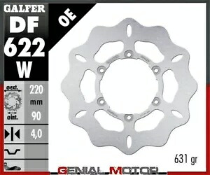 Galfer リア ブレーキ ディスク WAVE FIXED 220x4mm MALAGUTI MADISON 150 2000 Galfer Rear Brake Disc WAVE FIXED 220x4mm MALAGUTI MADISON 150 2000 【並行輸入品】
