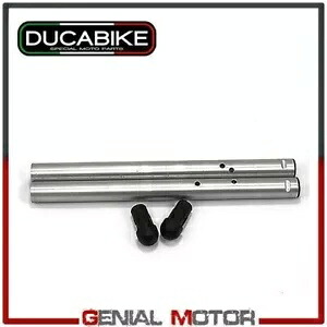 穴付きペア ハンドルバー チューブ シルバー Ducabike Ducati Panigale 899 2013 - 2015 Pair Handlebar Tubes With Holes Silver Ducabike Ducati Panigale 899 2013 - 2015 【並行輸入品】