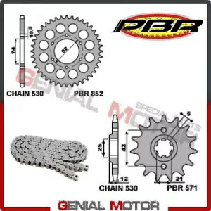 EK2828 チェーンとスプロケットキット 16 / 45 / 530 PBR ヤマハ XJ 1982 EK2828 Chain and Sprockets Kit 16 / 45 / 530 PBR YAMAHA XJ 1982 【並行輸入品】