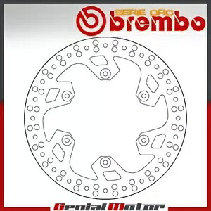 ブレーキディスク固定ブレンボセリエオロリアヤマハ Yz F 426 2001 - 2002 Brake Disc Fixed Brembo Serie Oro Rear for Yamaha Yz F 426 2001 - 2002 【並行輸入品】