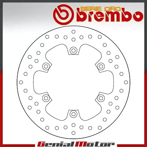 ブレーキ ディスク 固定ブレンボ セリエ オロ リア ヤマハ Xv ビラーゴ 750 1987 - 1993 Brake Disc Fixed Brembo Serie Oro Rear Yamaha Xv Virago 750 1987 - 1993 【並行輸入品】