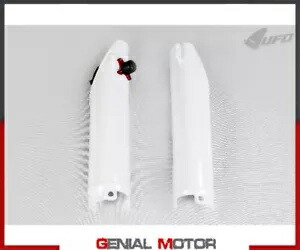 フォークスライダープロテクター+クイックスター。 UFO プラスト ホンダ Cr 125 2002 - 2007 ホワイト GS Fork Slider Protectors + Quick Star. Ufo Plast Honda Cr 125 2002 - 2007 White GS 【並行輸入品】