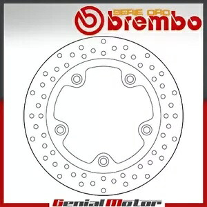 ブレーキ ディスク 固定 Brembo Serie Oro フロント Sym Citycom 300 2010 - 2016 用 Brake Disc Fixed Brembo Serie Oro Front for Sym Citycom 300 2010 - 2016 【並行輸入品】