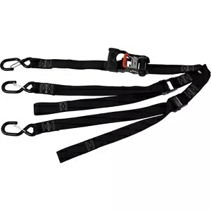Moose Racing スペアタイヤ Y ストラップ UTV 用 - ブラック 3920-0523 Moose Racing Spare Tire Y-Straps for UTV - Black 3920-0523 【並行輸入品】