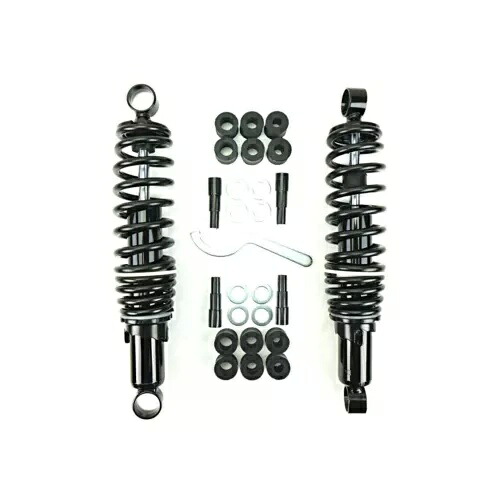 ショックアブソーバー - 300mm ブラックボディ ダブルスプリング Eye-to-Eye シュラウドなし 06-36086B Shock Absorbers - 300mm Black Body Double Spring Eye-to-Eye No Shroud 06-36086B 【並行輸入品】