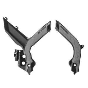 Acerbis X グリップ フレーム ガード - ブラック/シルバー KTM 2733441001 Acerbis X-Grip Frame Guards - Black/Silver for KTM 2733441001 【並行輸入品】