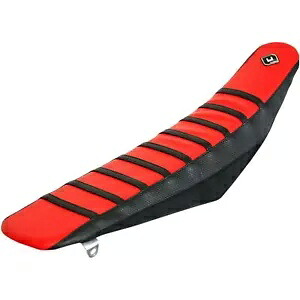 Flu Designs プロ リブ シート カバー - レッド/ブラック 15502 Flu Designs Pro Rib Seat Cover - Red/Black 15502 【並行輸入品】