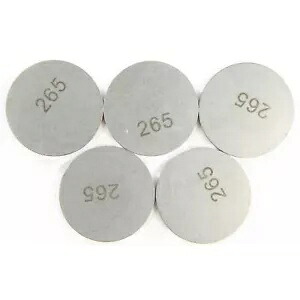 K&L バルブシム 2.65mmx25mm 5枚入 13-7623 K&L Valve Shims 2.65mmx25mm 5/Pack 13-7623 【並行輸入品】