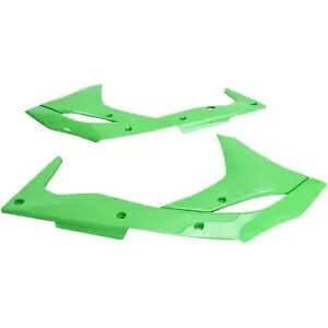 UFO プラスチック ラジエーター シュラウド - KX 250 F - グリーン KA04747-026 UFO Plastics Radiator Shroud - KX 250 F - Green KA04747-026 【並行輸入品】