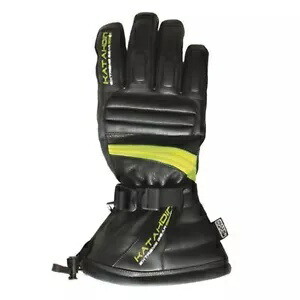 KATAHDIN GEAR KG トルク レザー グローブ - ブラック/ハイビズ - ミディアム 84183413 KATAHDIN GEAR KG Torque Leather Glove - Black/Hi-Viz - Medium 84183413 【並行輸入品】