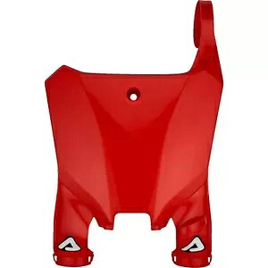 Acerbis Raptor ナンバープレート - レッド 2981820227 Acerbis Raptor Number Plate - Red 2981820227 【並行輸入品】