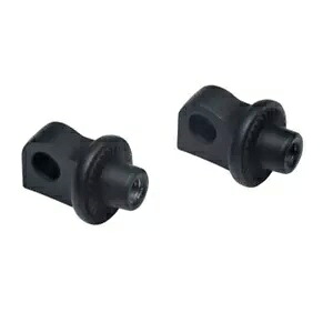 Kuryakyn スプライン調整可能なペグ アダプター - ブラック 6775 Kuryakyn Splined Adjustable Peg Adapters - Black 6775 【並行輸入品】