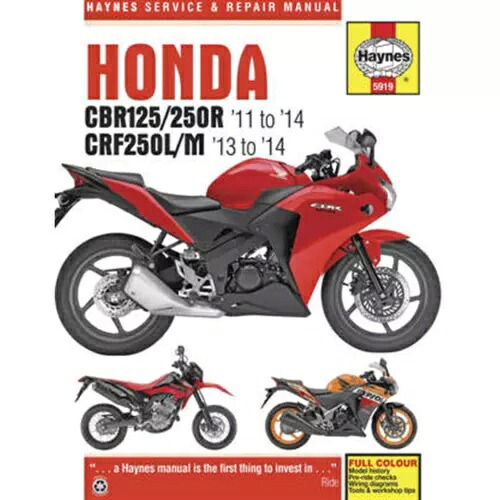 ホンダ CBR125/250R & CRF250L/M 11'-'14 M5919 のサービスおよび修理マニュアル Service and Repair Manual for Honda CBR125/250R & CRF250L/M 11'-'14 M5919 【並行輸入品】 39,325円