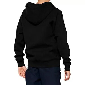 100% YOUTH オフィシャル ジップ パーカー - ブラック - M 20033-00001 100% YOUTH OFFICIAL ZIP HOODIE - BLACK - MEDIUM 20033-00001 【並行輸入品】
