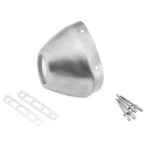 FMF レーシング エンド キャップ Powercore 4 & Q4 Hex 用 - ステンレススチール 040676 FMF Racing End Cap for Powercore 4 & Q4 Hex - Stainless Steel 040676 【並行輸入品】