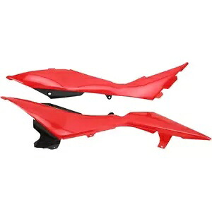 UFO プラスチック ラジエーター カバー/サイド パネル - ハスキー レッド HU03340-062 UFO Plastics Radiator Cover/Side Panel - Husky Red HU03340-062 【並行輸入品】