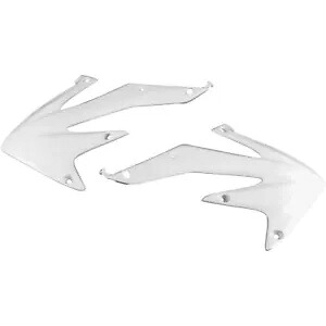 UFO プラスチック ラジエーター シュラウド - CRF 450 X - ホワイト HO04600-041 UFO Plastics Radiator Shrouds - CRF 450 X - White HO04600-041 【並行輸入品】
