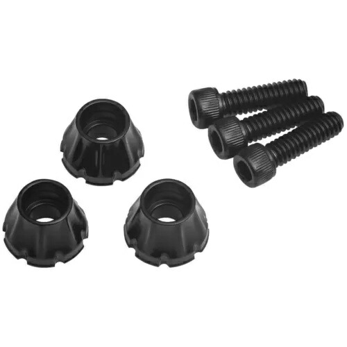 Kuryakyn 装飾フロントガラスネジ グロス ブラック 5718 Kuryakyn Decorative Windshield Screws Gloss Black 5718 【並行輸入品】