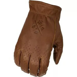 ハイウェイ 21 ルーイ 穴あき手袋 - ブラウン - 5X-L 489-00515X HIGHWAY 21 LOUIE PERFORATED GLOVES - BROWN - 5X-LARGE 489-00515X 【並行輸入品】