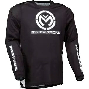 Moose Racing サハラ モーターサイクル レース ジャージ - ブラック/ホワイト - L 2910-7422 Moose Racing Sahara Motorcycle Race Jersey - Black/White - Large 2910-7422 【並行輸入品】