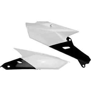 Acerbis サイドパネル ホワイト/ブラック 2374161035 Acerbis Side Panels White/Black 2374161035 【並行輸入品】