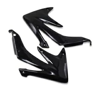 UFO プラスチック ラジエーター カバー - CRF 450 X 08-13 - ブラック HO04634001 UFO Plastics Radiator Covers - CRF 450 X 08-13 - Black HO04634001 【並行輸入品】
