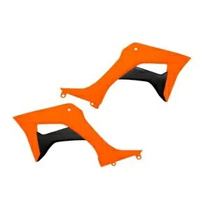 UFO プラスチック ラジエーター シュラウド - 蛍光オレンジ - CRF110 HO05600-FFLU UFO Plastics Radiator Shroud - Florescent Orange - CRF110 HO05600-FFLU 【並行輸入品】