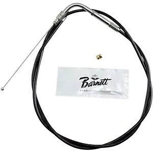 Barnett パフォーマンス ブラック スロットル ケーブル '02 - '07 FLTR 101-30-30018 Barnett Performance Black Throttle Cable for '02 - '07 FLTR 101-30-30018 【並行輸入品】