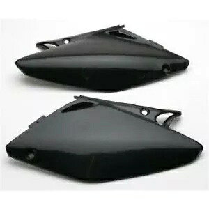 UFO プラスチック サイド パネル - CR450 - ブラック HO03694-001 UFO Plastics Side Panels - CR450 - Black HO03694-001 【並行輸入品】