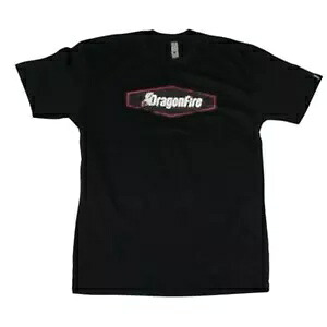 Dragonfire Racing ヴィンテージ ヘックス T シャツ - ブラック - L 13-0047 Dragonfire Racing Vintage Hex Tee - Black - Large 13-0047 【並行輸入品】