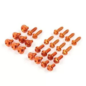 ZETA アルミボルトキット オレンジ ZE88-5843 Zeta Aluminum Bolt Kit Orange ZE88-5843 【並行輸入品】